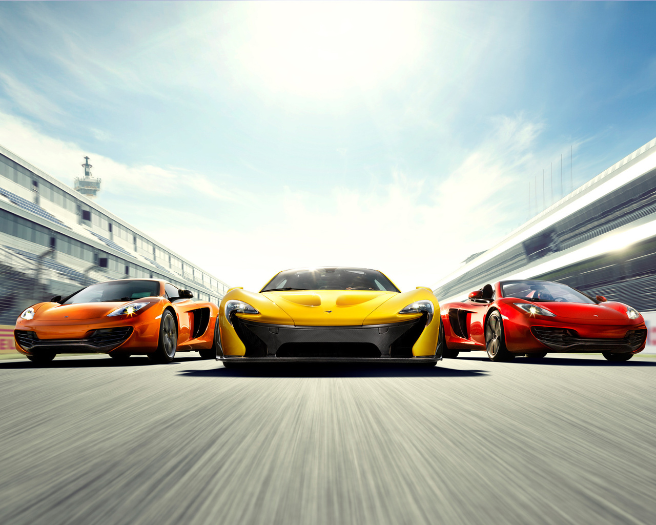 supercars, mclaren mp4-12c spyder, Mclaren p1, three, mclaren mp4-12c, mixed