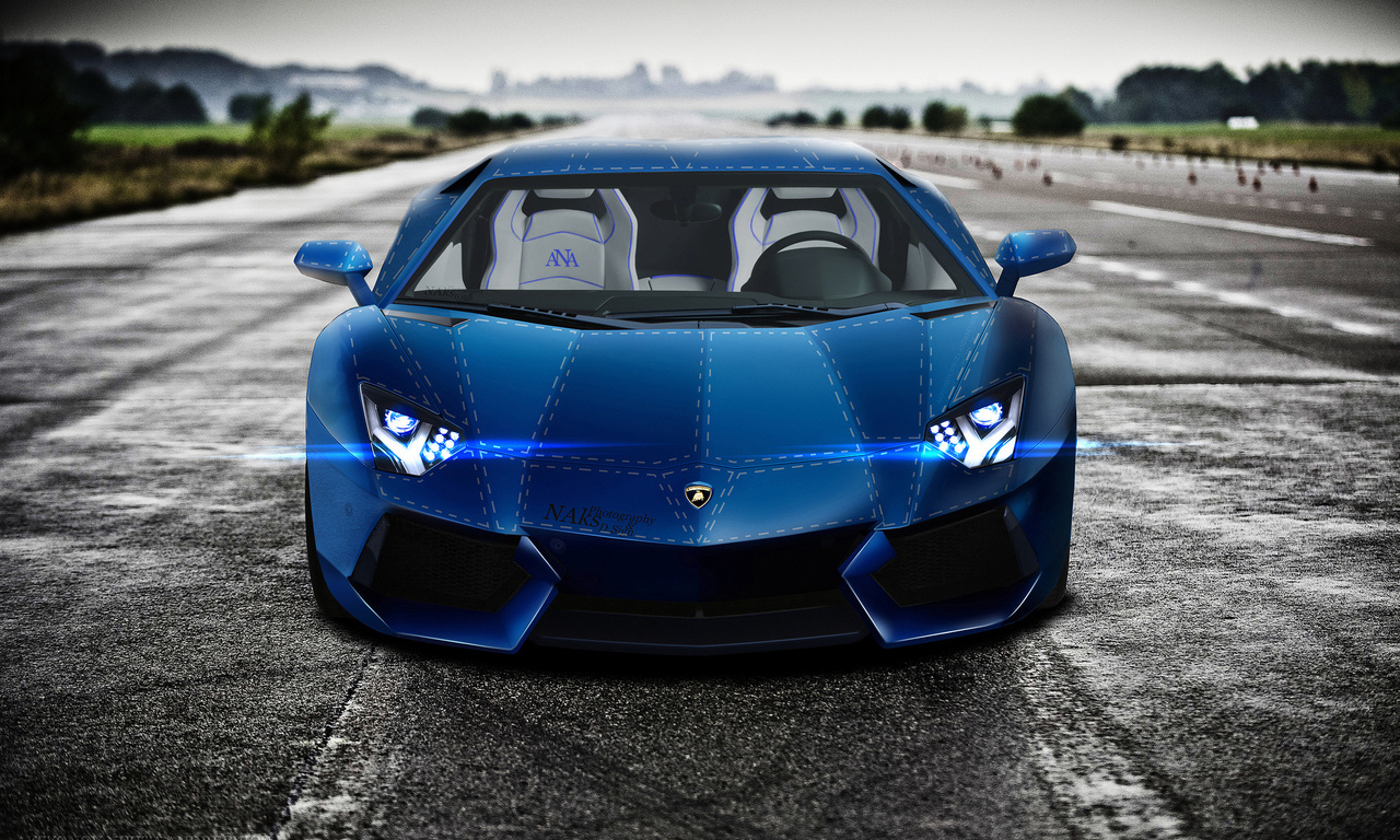 Lamborghini, aventador, front, aksyonov nikita andreevich, blue, , lb834, lp700-4