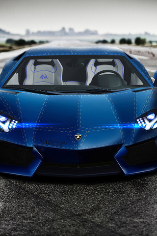 Lamborghini, aventador, front, aksyonov nikita andreevich, blue, , lb834, lp700-4