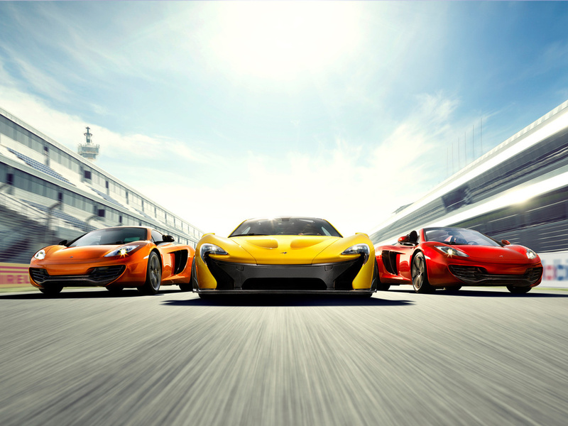 supercars, mclaren mp4-12c spyder, Mclaren p1, three, mclaren mp4-12c, mixed