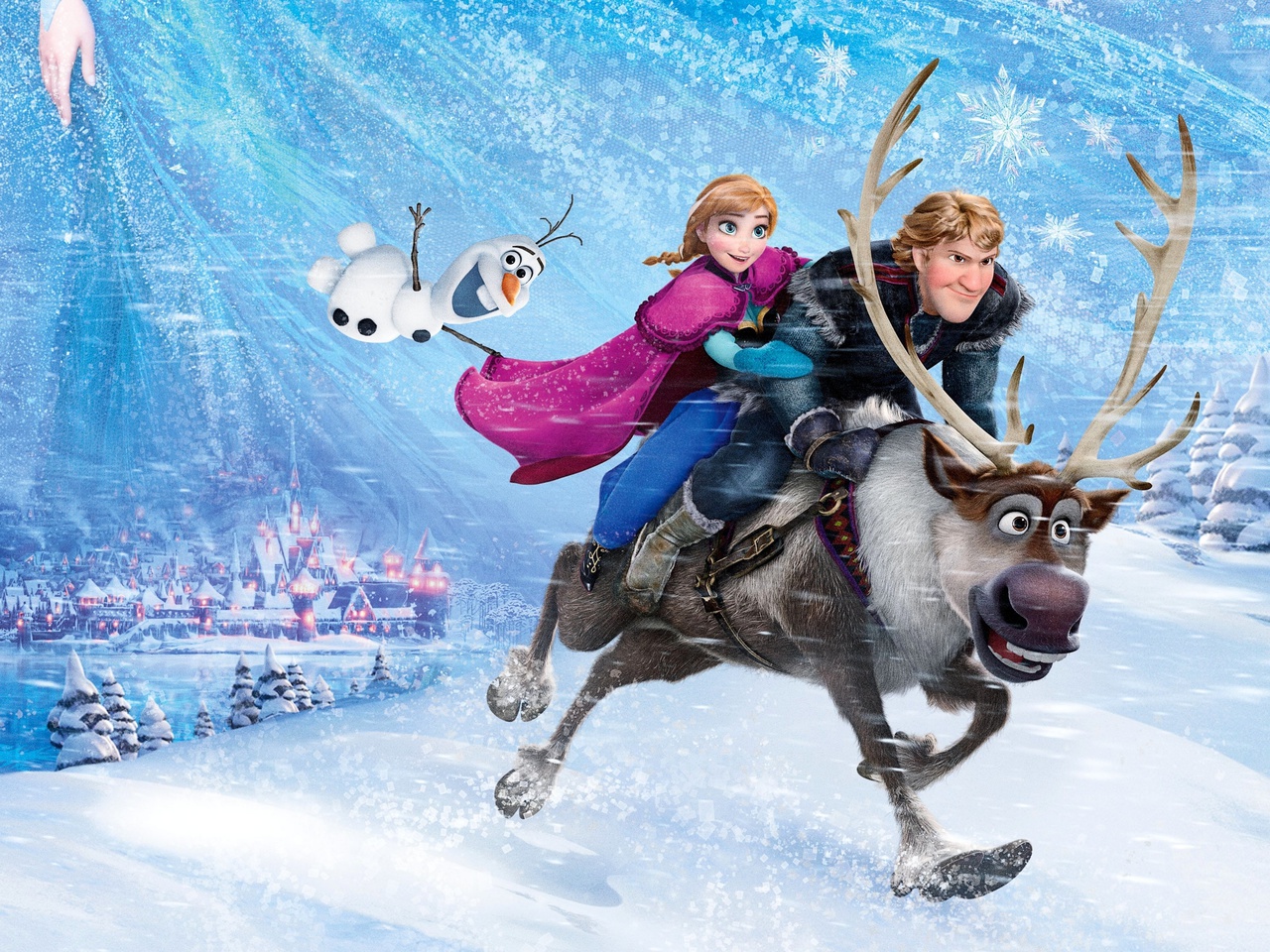  , sven, olaf, kristoff, arendelle, 2013, walt disney, anna, Frozen