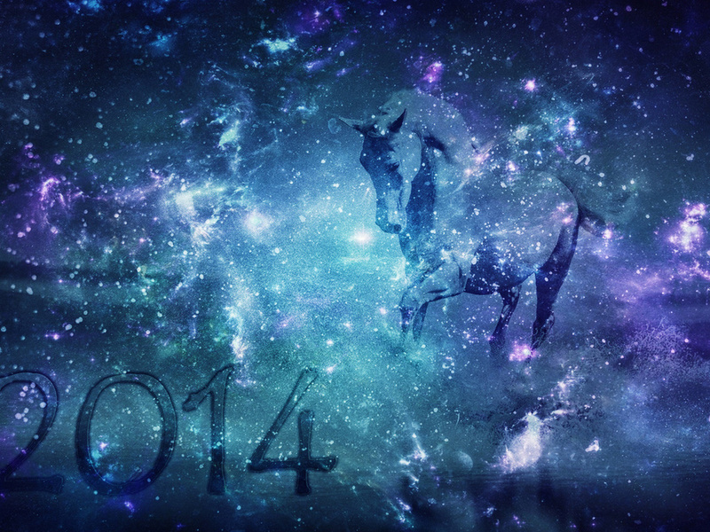 , , space, new year, horse,  