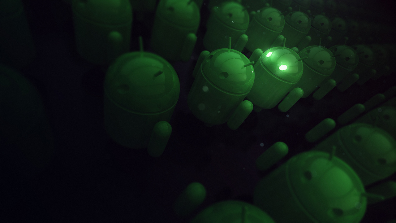 , android, green, 