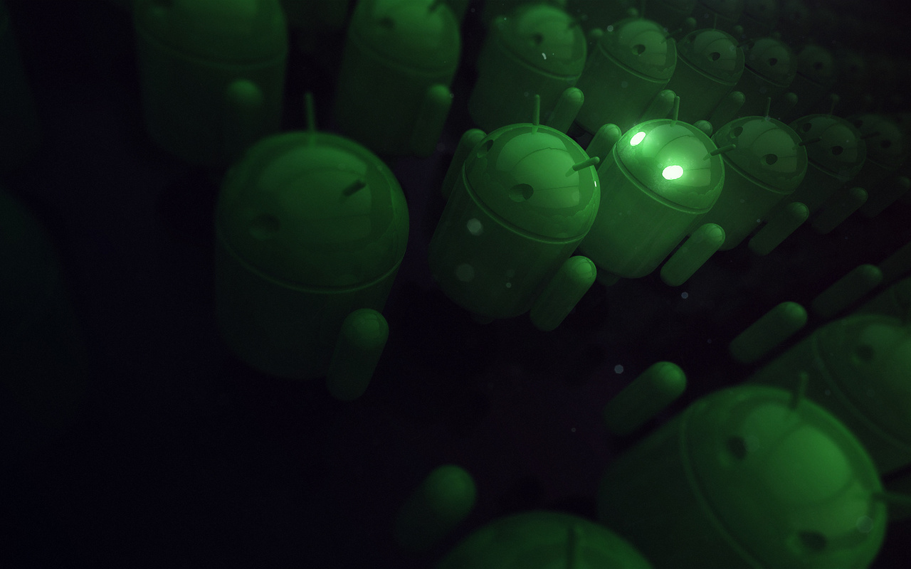 , android, green, 