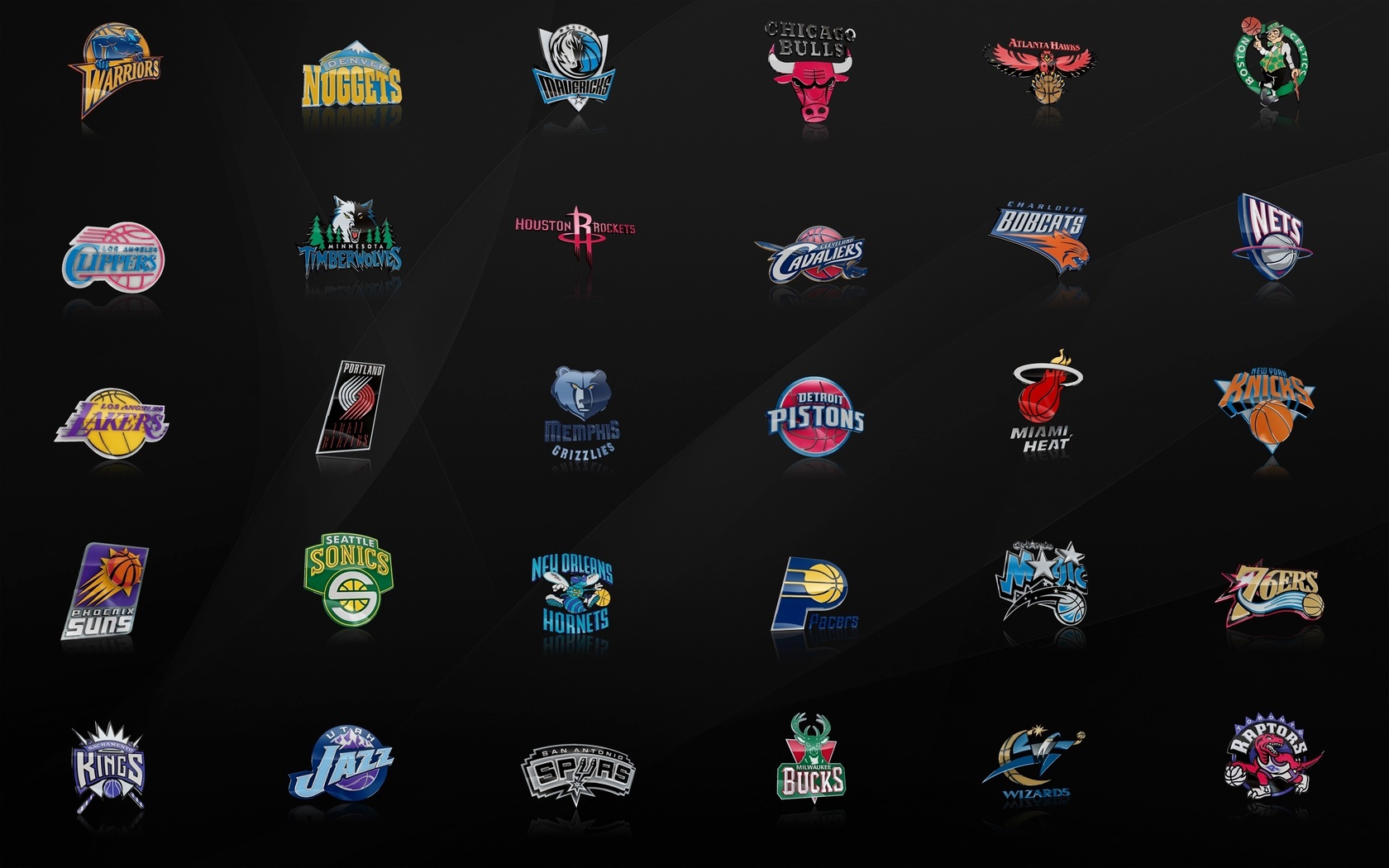 timber wolves, rockets, bulls, mavericks, Golden state warriors, clippers, celtics, hawks, nuggets